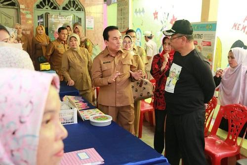 Plt Wali Kota Medan Tinjau Posyandu Lestari IV Pekan Labuhan