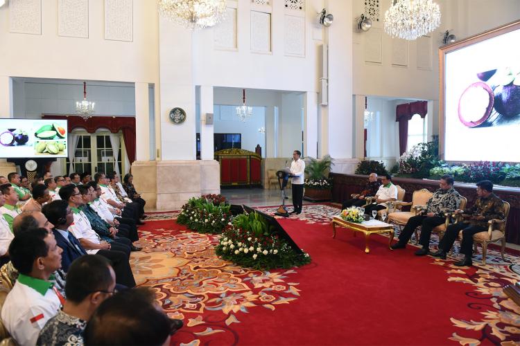 Presiden: Sektor Pertanian Berikan Kontribusi Besar Bagi Pembangunan Ekonomi 