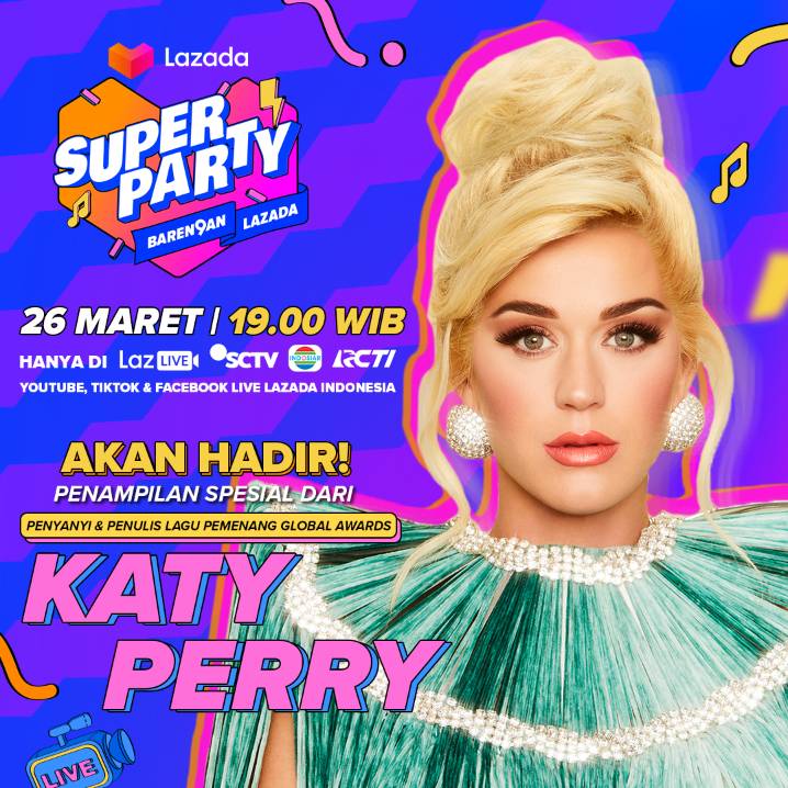  Katy Perry dan NCT Dream Akan Meriahkan Perayaan Ulang Tahun Lazada yang ke-9