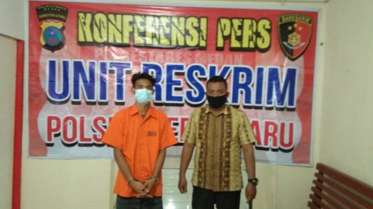 Buruh Pabrik Beli Sabu, Tekab Polsek Medan Baru Tangkap Pelaku di Jalan Denai