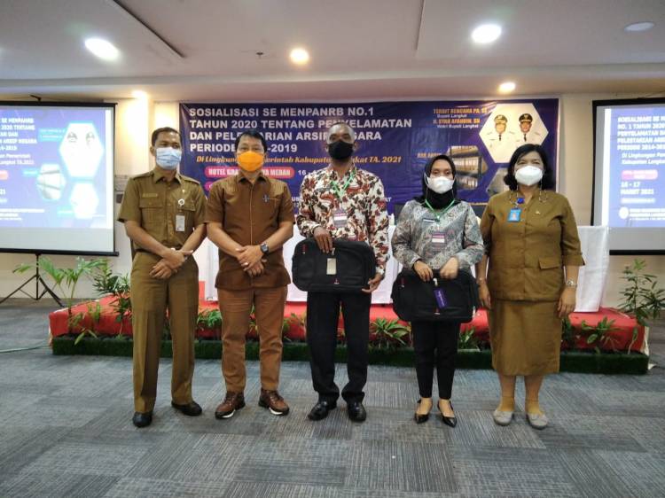 Dinas Arsip Langkat Sosialisasikan Surat Edaran MENPAN RB