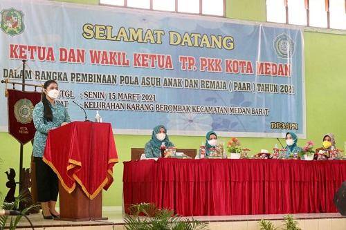 Kahiyang Ayu Minta PKK Medan Berpartisipasi dan Berkontribusi Aktif Dukung Program Wali Kota