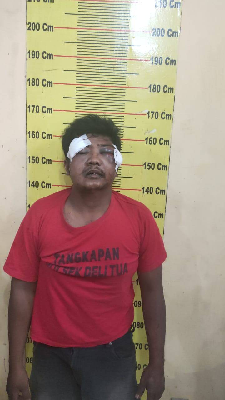 Kepergok Maling Ponsel dan Uang, Pelaku Bonyok Diamuk Massa