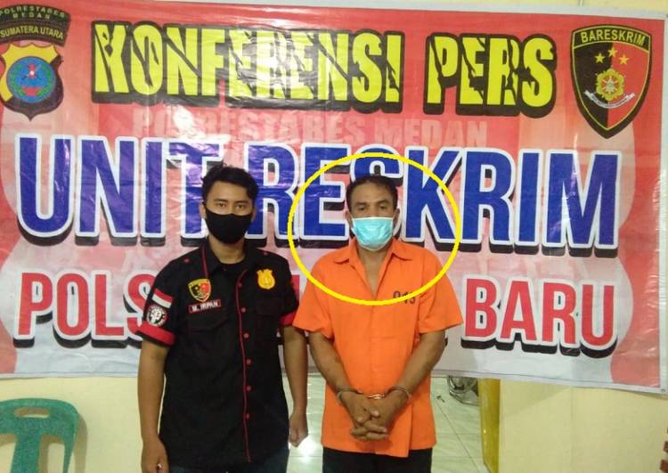 Polsek Medan Baru Tangkap Maling Kabel Telkom di Jalan Sekip Medan