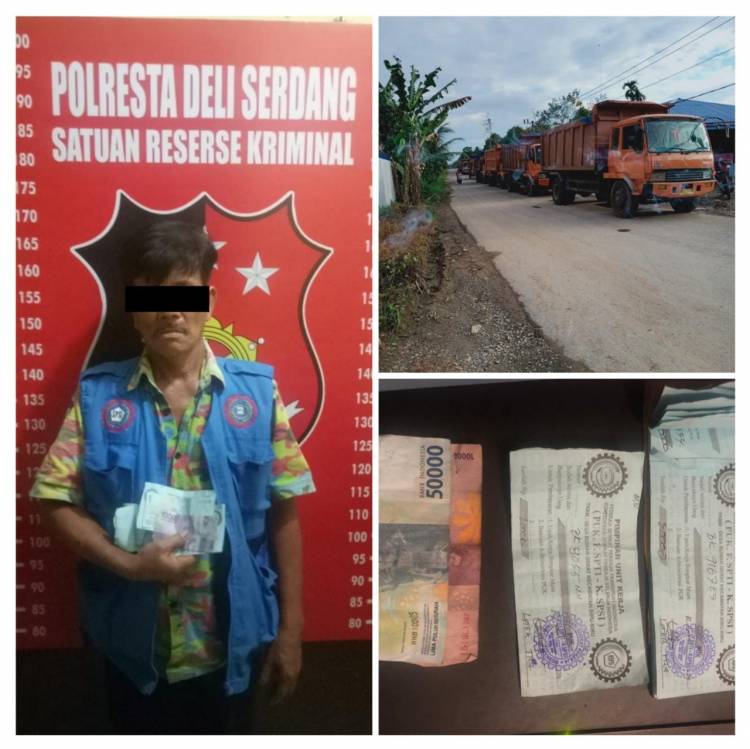 Pelaku Pemerasan Supir Truk PSN Diringkus Tekab Polresta Deli Serdang