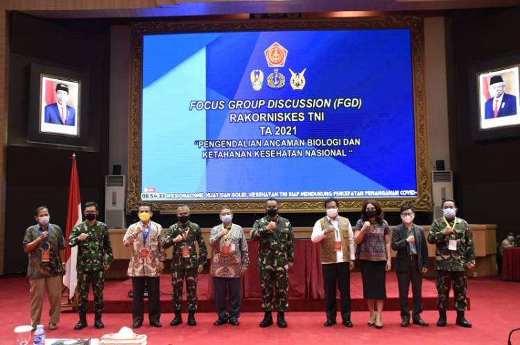 FGD Rakorniskes TNI 2021, Panglima TNI Bahas Potensi Ancaman Kedaruratan Nasional dan Global, Perlu Kerjasama Lintas Sektoral