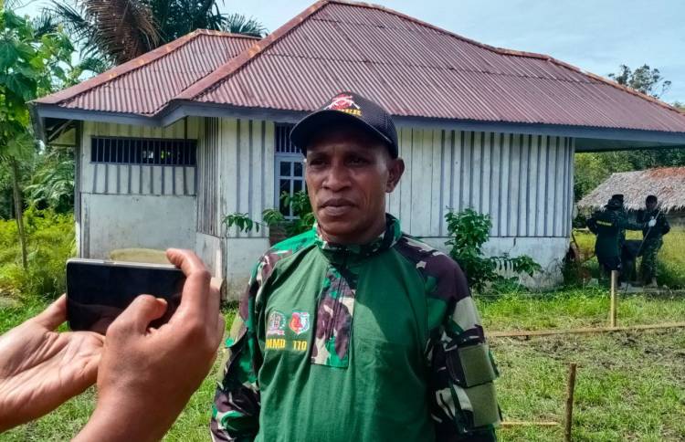 Tiga Kepala Kampung Distrik Kawagit Apresiasi Kinerja TMMD Ke-110 Kodim Boven Digoel
