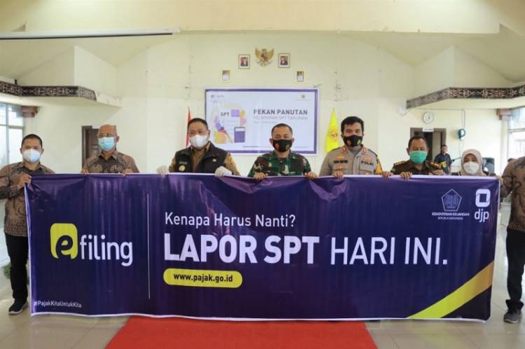 Bupati Dairi Ajak Masyarakat Lapor SPT Tahunan Lewat e-Filing