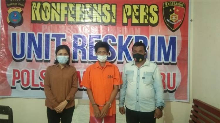 Pemuda Pengangguran Cabuli Anak di Bawah Umur, Pelaku Ditangkap Polsek Medan Baru