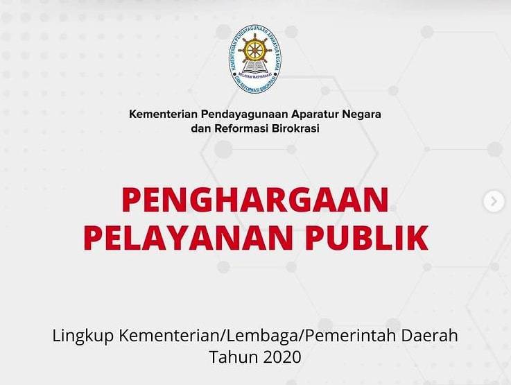 Termasuk Setkab, Inilah Daftar K/L dan Pemda Peraih Penghargaan Pelayanan Publik dari Kementerian PANRB