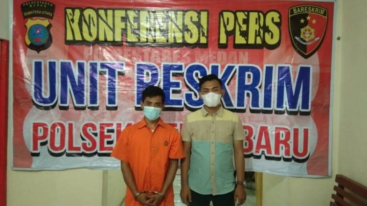 Beli Sabu di Namo Gajah, Buruh Bangunan Ditangkap Polsek Medan Baru