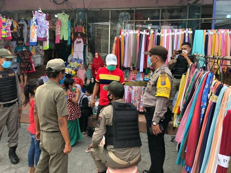 Tak Pakai Masker, 9 Warga Terjaring Operasi Yustisi Polsek Medan Baru