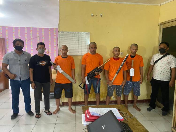 Polsek Pancur Pancur Batu Tangkap Pelaku Pembunuhan di Warung Tuak