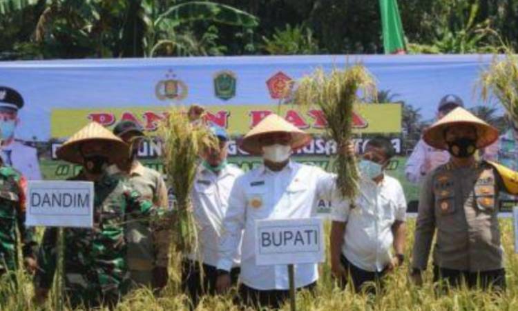 Kapolres Labuhanbatu Launching Kampung Tangguh di Desa Gunung Melayu