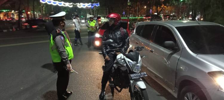 Satlantas Polrestabes Medan Kembali Razia Knalpot Blong, Puluhan Kendaraan Disita