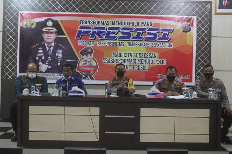 Kapolres AKBP Robin Simatupang Terima Audiensi HNSI Sergai