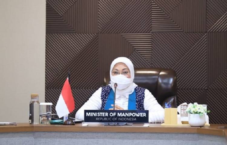 Lowongan Kerja dan Magang ke Jepang, Menaker Ida Fauziyah Courtesy Call dengan Dubes Kanasugi Kenji