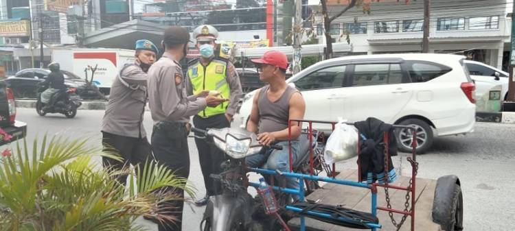 Polsek Medan Timur Ajak Warga Terapkan Prokes di Wilayah Hukumnya