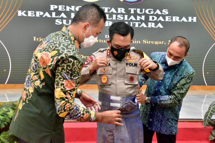 Gubernur Sumut Ajak Kapolda Ukir Sejarah dan Berbuat Terbaik untuk Sumut