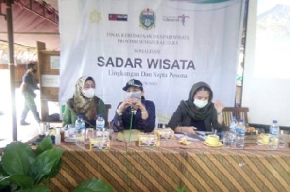Majukan Tempat Wisata, Dinas Pariwisata Sumut dan Langkat Gelar Sosialisasi Sadar Wisata