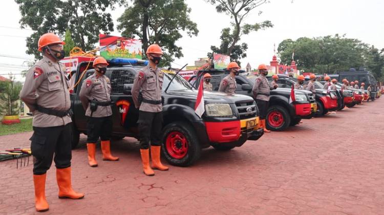 Randis Milik Brimob Polda Sumut Dimodifikasi, Bisa Jadi Mobil Pemadam Kebakaran dan Penyemprotan Disinfektan