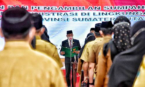 Edy Rahmayadi Ingatkan ASN Tidak Terlibat Politik Praktis