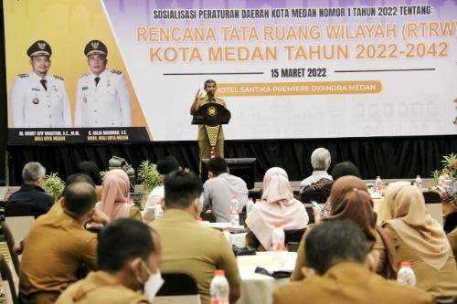 Pemko Medan Sosialisasikan Perda No 1 Tahun 2022 tentang RTRW Kota Medan Tahun 2022-2042