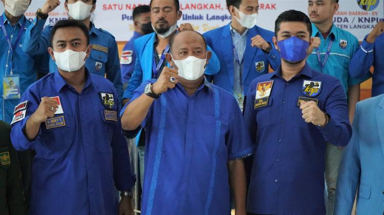 Rizky Yunanda Kembali Pimpin KNPI Langkat, Syah Afandin: Pemuda Mitra Pemerintah