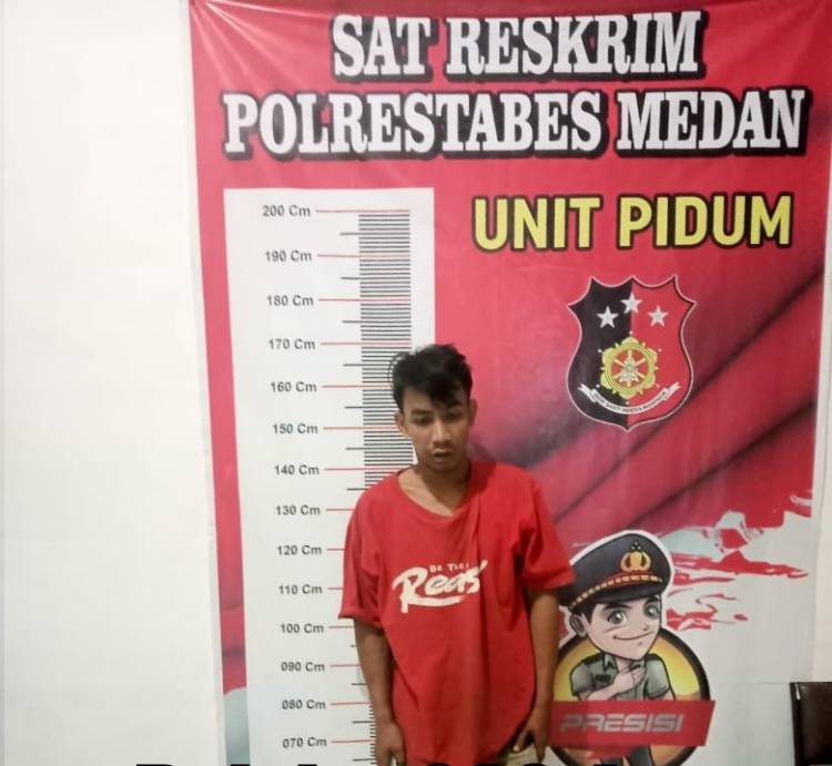 Tim Jatanras Sat Reskrim Polrestabes Medan Tembak Dua Orang Komplotan Maling Besi Rel Kereta Api