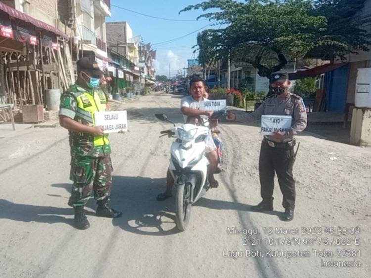 PPKM Berbasis Mikro di Wilayah Hukum Polsek Laguboti Kembali Dilaksanakan