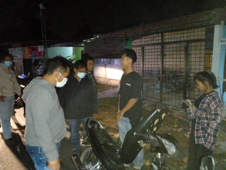 Cegah Kejahatan di Jalanan, Tim Gabungan Polsek Percut Sei Tuan Menggelar Patroli Malam