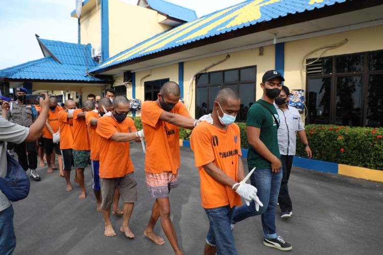 Polda Sumut Amankan 86 Pekerja Migran Ilegal