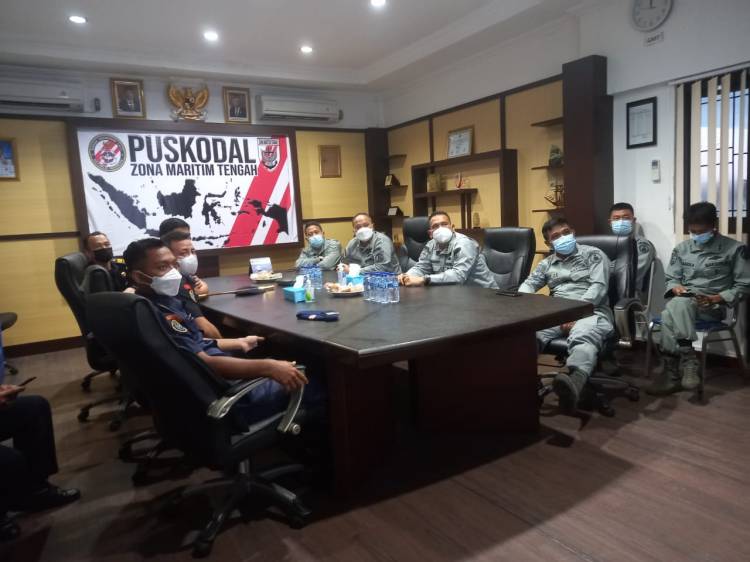 Sukseskan Program Ekonomi Biru, Bakamla RI Zona Tengah Terima Kunjungan PSDKP Bitung