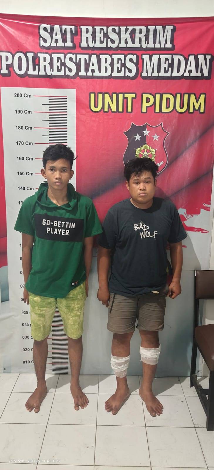 Pelaku Komplotan Curanmor Tumbang Ditembak Tim Jatanras Polrestabes Medan di Tembung