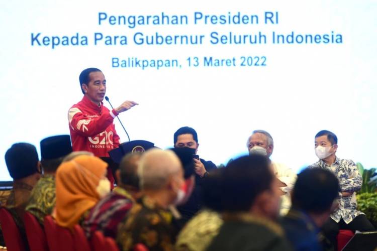 Arahan Presiden Jokowi kepada Para Gubernur se-Indonesia