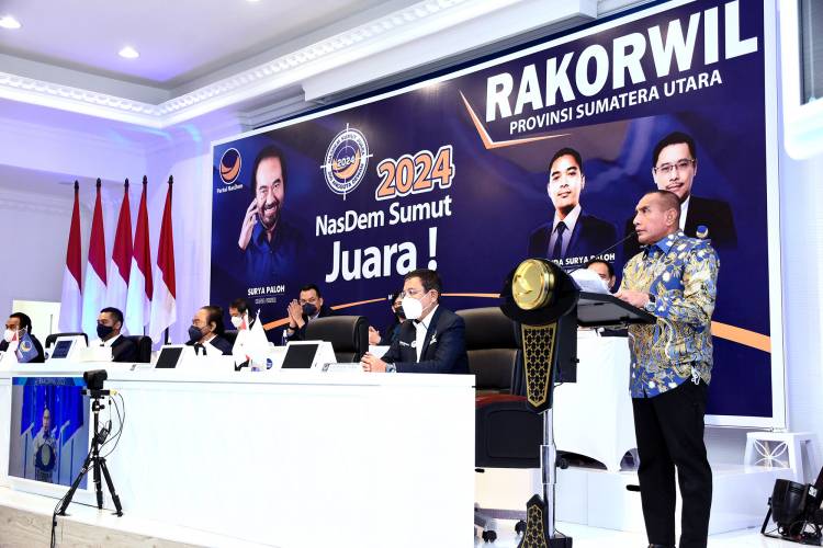 Edy Rahmayadi Harapkan Partai NasDem Terus Bersinergi dengan Pemprov Sumut untuk Sejahterakan Rakyat