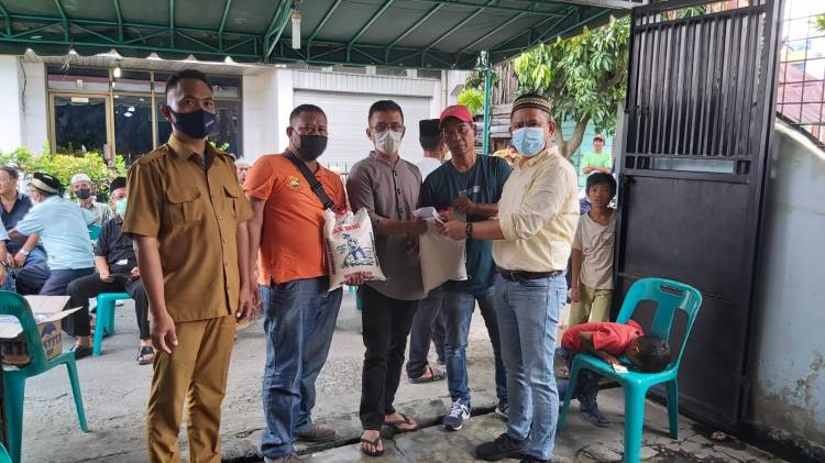Anggota PWI Sumut Wafat, Ketua Pewarta Kembali Berikan Sembako dan Santunan