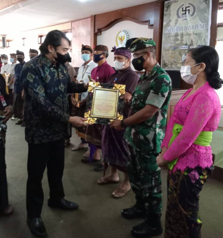 Kodim 1610/Klungkung Terima Anugerah dari BDPHN