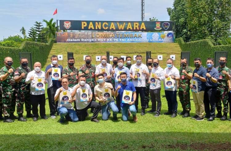 Meriahkan HUT ke-76 TNI AU, Lanud Suwondo dan Wing 3 Kopasgat Gelar Lomba Menembak