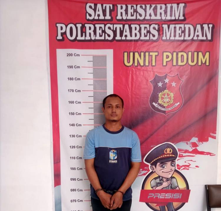 Sat Reskrim Polrestabes Medan Sergap  Pelaku Pengeroyokan dan Pengerusakan Rumah 