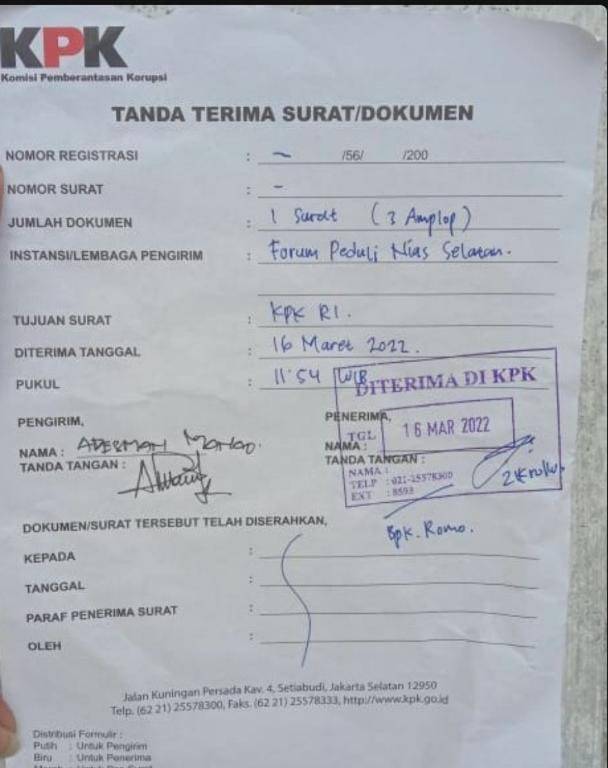 Dugaan Korupsi Pembangunan RSUD Nisel Dilapor ke KPK