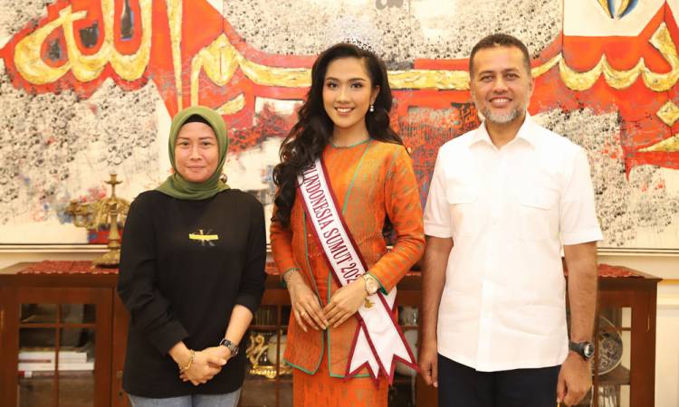 Dukung Tabitha di Ajang Putri Indonesia 2023, Ini Pesan Wagub Musa Rajekshah