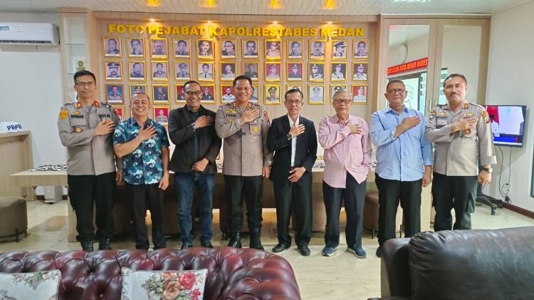 Panitia Paskah Gembira GKPS Gelar Audiensi dengan Polrestabes Medan