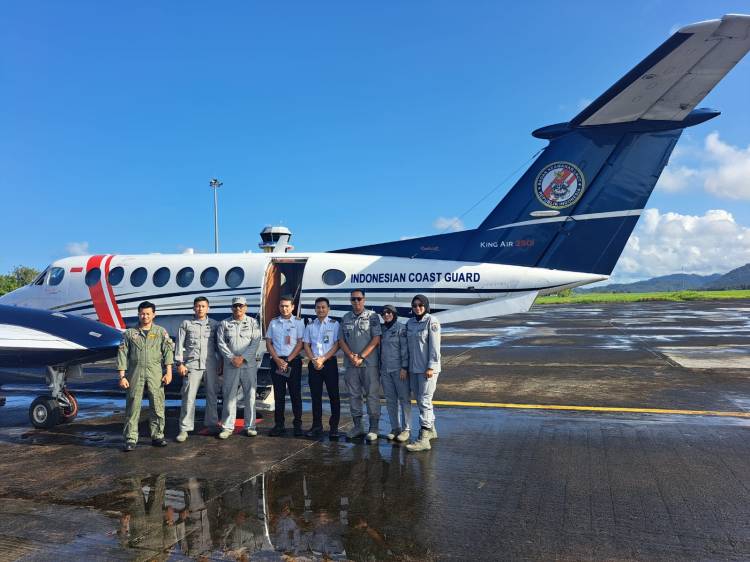 Bakamla RI Gelar Operasi Udara Maritim dengan Target Kapal Perilaku Anomali