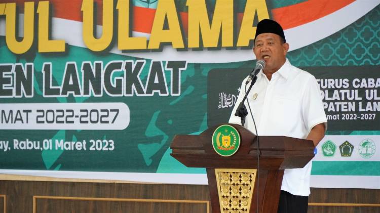 Plt Bupati Langkat Hadiri Pelantikan PC NU Kabupaten Langkat