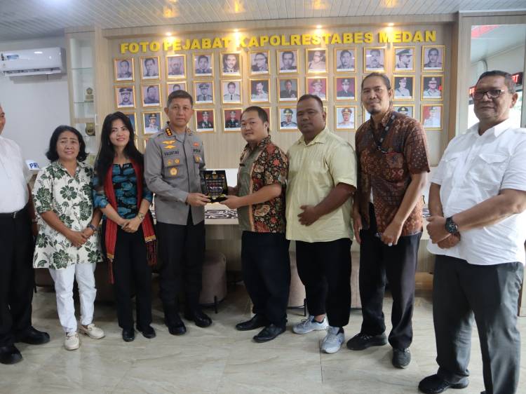 Kapolrestabes Medan Terima Audiensi Panitia Perayaan Paskah Umat