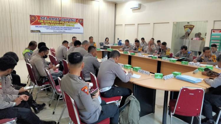 Tim Supervisi Ops Keselamatan Toba 2023 Berkunjung ke Polrestabes Medan