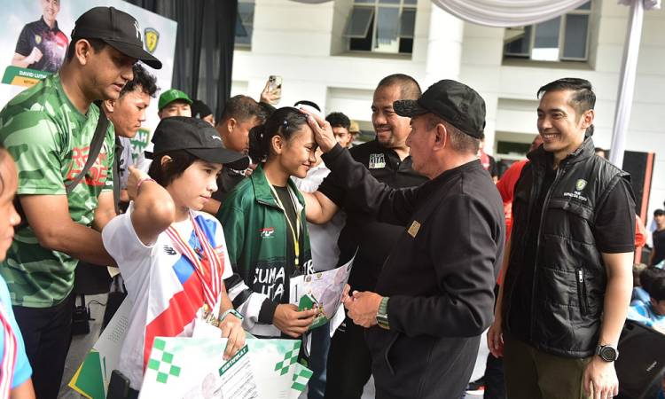 Bakar Semangat Ribuan Calon Atlet Lari, Edy Rahmayadi: Inilah Kita, Sumut Bermartabat