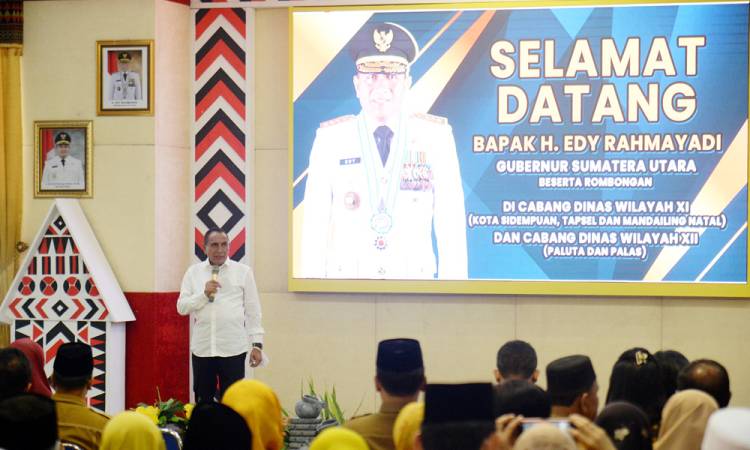 Gubernur Sumut  Tantang Guru-Guru Tabagsel Cetak SDM Unggul