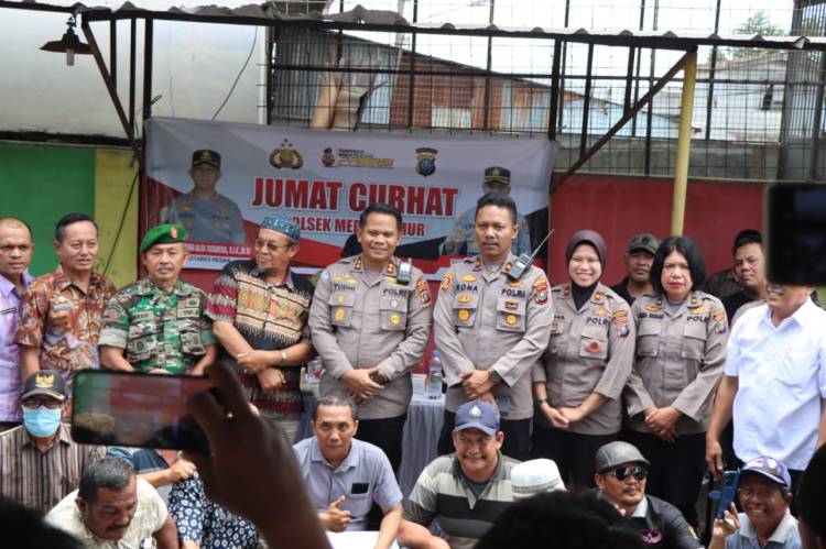  Polrestabes Medan Gelar Jumat Curhat dengan Warga Kelurahan Pulo Brayan Bengkel 
